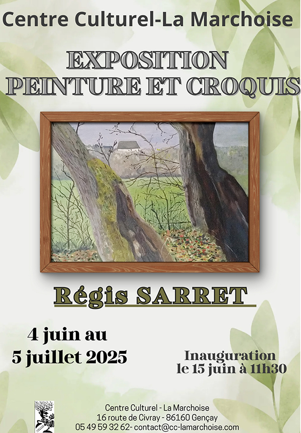 Affiche sarret 4 juin au 5 juillet 2025