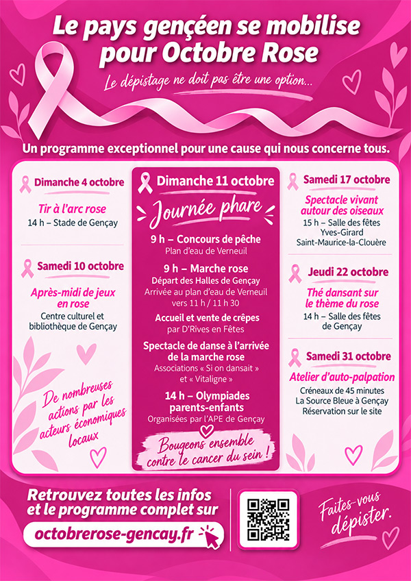 Octobre rose 2026 affiche globale