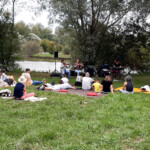 Trio Brindezingue, musique au plan d'eau, 2022.